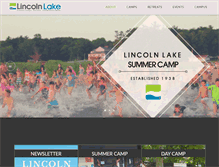 Tablet Screenshot of lincolnlake.com